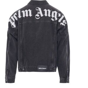 Palm Angels Black Denim Jacket